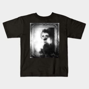 Mirror Ghost fetch Doppelgänger wraith revenant scary reflection Bloody Mary Kids T-Shirt